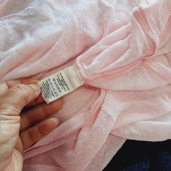 We The Free Pink Oversized Lightweight Knit Small Top - Picture 12 of 16